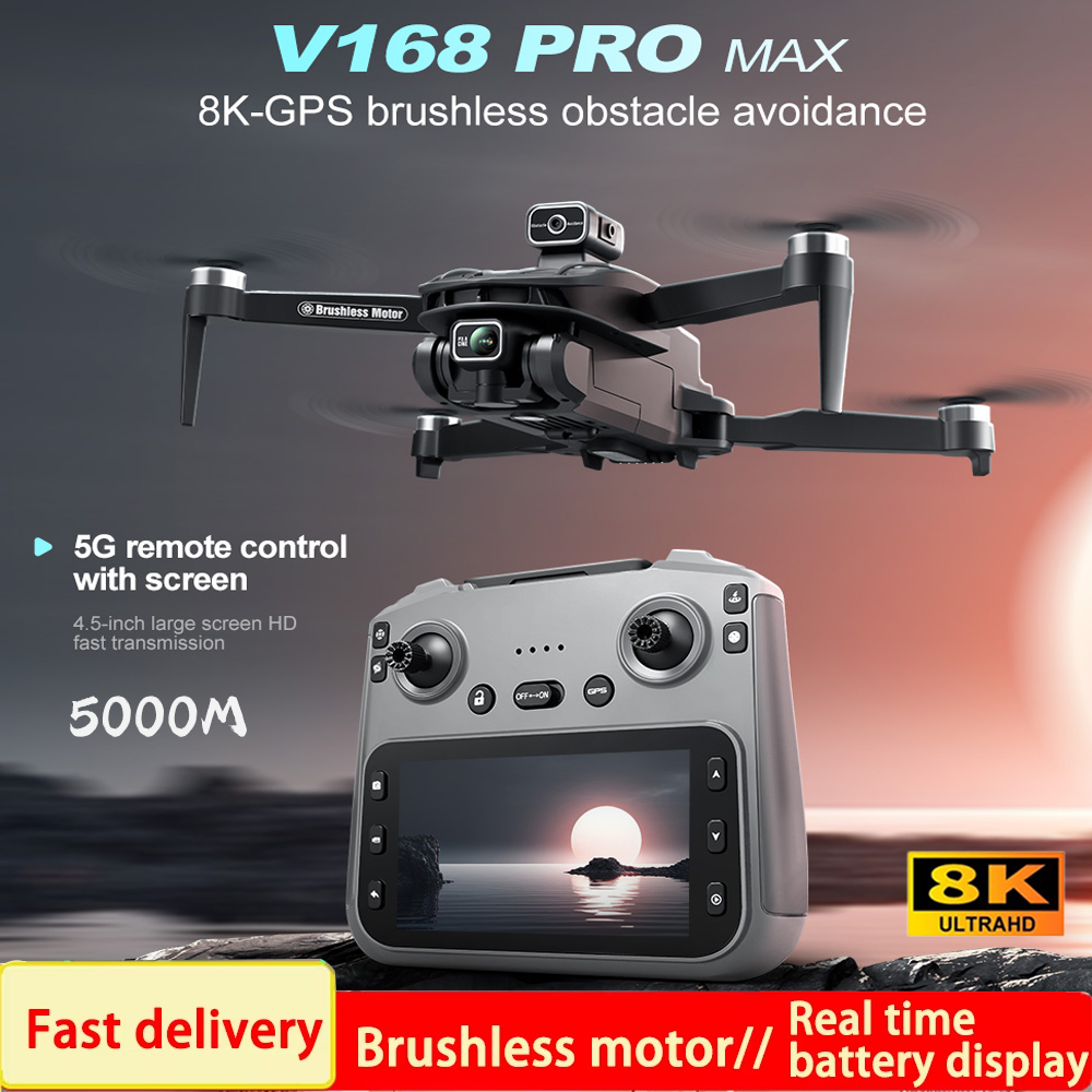 Dji Drone Air 3 - 2025 V168 Pro MAX GPS Drone